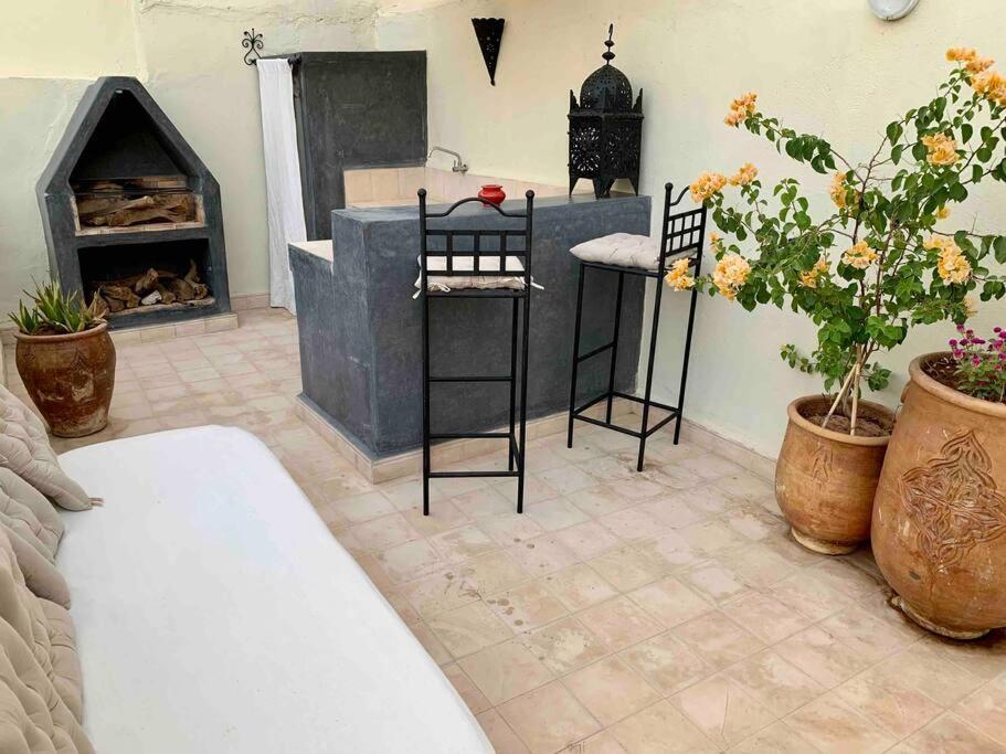Riad Darna 4 Chambres Avec Piscine Et Petit Dejeuner Marrakesh Eksteriør billede