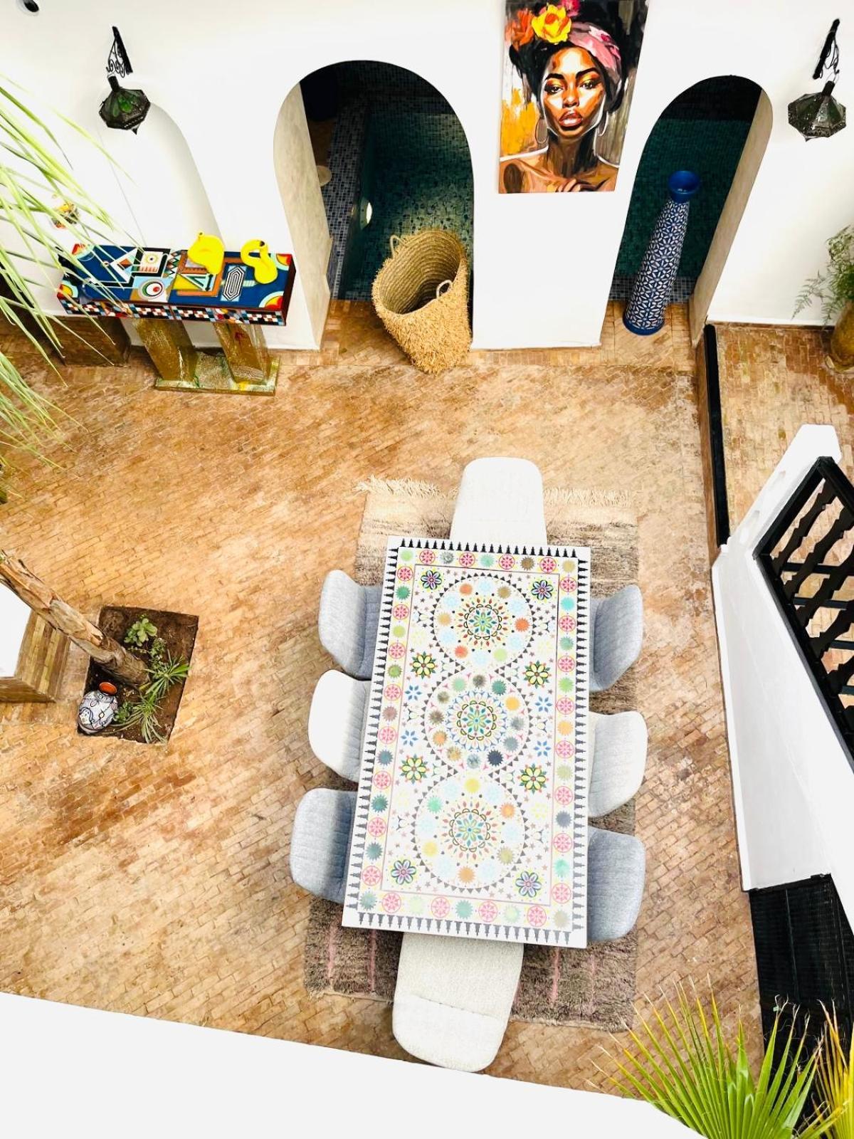 Riad Darna 4 Chambres Avec Piscine Et Petit Dejeuner Marrakesh Eksteriør billede