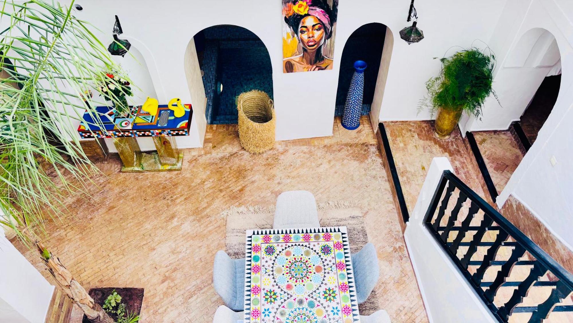 Riad Darna 4 Chambres Avec Piscine Et Petit Dejeuner Marrakesh Eksteriør billede
