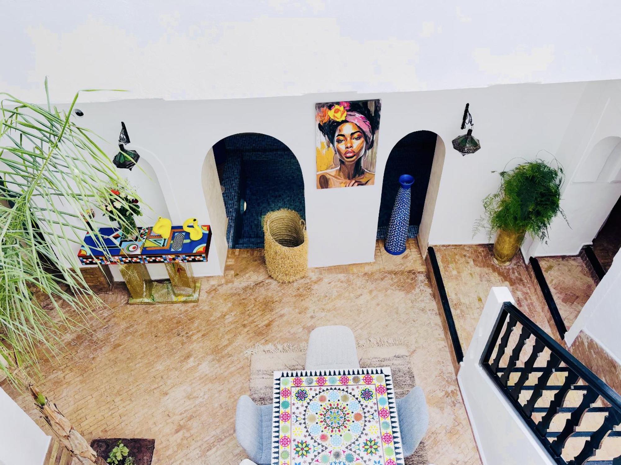 Riad Darna 4 Chambres Avec Piscine Et Petit Dejeuner Marrakesh Eksteriør billede